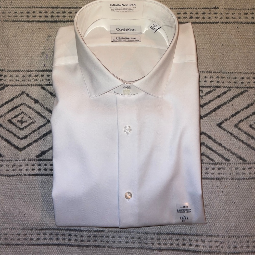 Brand new button down dress shirt size xl